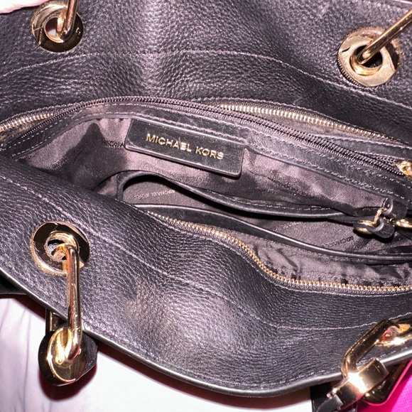 Michael Kors black pebbled leather - Picture 4 of 6